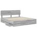 Estructura de cama matrimonial 183x203 Estructura de cama matrimonial 183x203 Gris