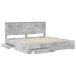 Estructura de cama matrimonial 203x210 Estructura de cama matrimonial 203x210 Gris