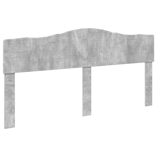 Estrutura de Cama de casal para adultos com cabeceira Concreto 180 x 200 cm Estrutura de Cama de casal para adultos com cabeceira Concreto 180 x 200 cm