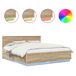 Estructura de cama matrimonial 203x210 Estructura de cama matrimonial 203x210 Madera Clara