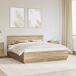 Estructura de cama matrimonial 203x210 Estructura de cama matrimonial 203x210 Madera Clara