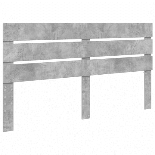 Estrutura de Cama de casal para adultos com cabeceira Concreto 160 x 200 cm Estrutura de Cama de casal para adultos com cabeceira Concreto 160 x 200 cm