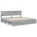 Estructura de cama matrimonial 203x210 Estructura de cama matrimonial 203x210 Marrón