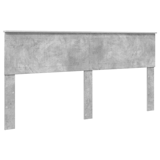 Estrutura de Cama de casal para adultos com cabeceira Concreto 180 x 200 cm