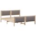 Estructura de cama matrimonial 155x209 Estructura de cama matrimonial 155x209 Blanco/ Gris Claro