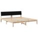 Estructura de cama matrimonial 185x214 Estructura de cama matrimonial 185x214 Blanco/ Gris Claro