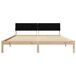 Estructura de cama matrimonial 185x214 Estructura de cama matrimonial 185x214 Blanco/ Gris Claro