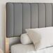 Estructura de cama matrimonial 155x205 Estructura de cama matrimonial 155x205 Blanco/ Gris Claro