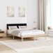 Estructura de cama matrimonial 165x214 Estructura de cama matrimonial 165x214 Blanco/ Gris Claro