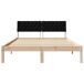 Estructura de cama matrimonial 165x214 Estructura de cama matrimonial 165x214 Blanco/ Gris Claro