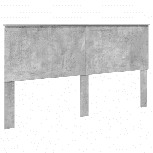Estrutura de Cama de casal para adultos com cabeceira Concreto 180 x 200 cm