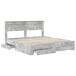 Estructura de cama matrimonial 203x210 Estructura de cama matrimonial 203x210 Gris