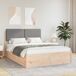 Estructura de cama matrimonial 165x205 Estructura de cama matrimonial 165x205 Madera/ Gris Claro