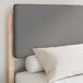 Estructura de cama matrimonial 165x205 Estructura de cama matrimonial 165x205 Madera/ Gris Claro