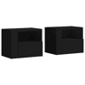 Soluna Home - Mesas de cabeceira Madeira 2 piezas 45 x 30 x 35 cm