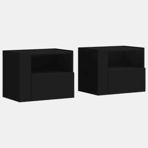 Soluna Home - Mesas de cabeceira Madeira 2 piezas 45 x 30 x 35 cm