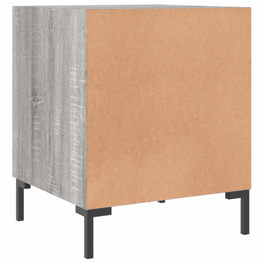 Soluna Home - Mesas de cabeceira Madeira trabalhada e ferro 2 piezas 40 x 40 x 50 cm Soluna Home - Mesas de cabeceira Madeira trabalhada e ferro 2 piezas 40 x 40 x 50 cm
