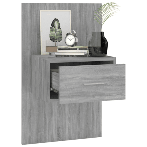 Soluna Home - Mesas de cabeceira Madeira 2 piezas 48,5 x 32,5 x 80 cm Soluna Home - Mesas de cabeceira Madeira 2 piezas 48,5 x 32,5 x 80 cm
