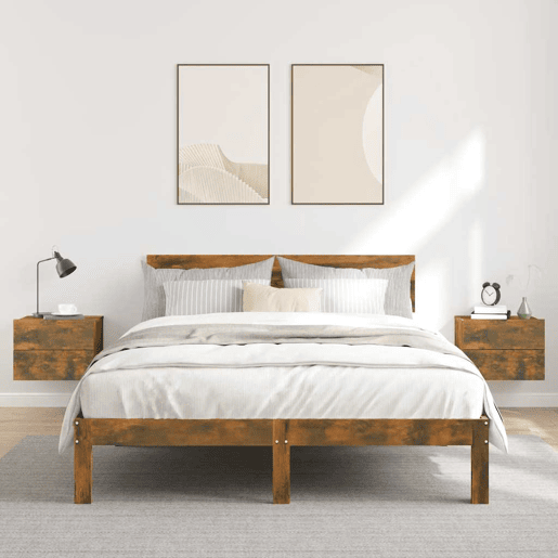 Soluna Home - Mesas de cabeceira Madeira 2 piezas 40 x 30 x 30 cm Soluna Home - Mesas de cabeceira Madeira 2 piezas 40 x 30 x 30 cm
