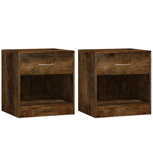 Soluna Home - Mesas de cabeceira Madeira 2 piezas 36,5 x 30,5 x 38 cm Soluna Home - Mesas de cabeceira Madeira 2 piezas 36,5 x 30,5 x 38 cm