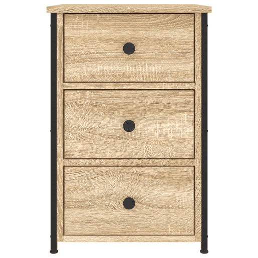 Soluna Home - Mesas de cabeceira Madeira trabalhada e ferro 2 piezas 40 x 36 x 60 cm Soluna Home - Mesas de cabeceira Madeira trabalhada e ferro 2 piezas 40 x 36 x 60 cm