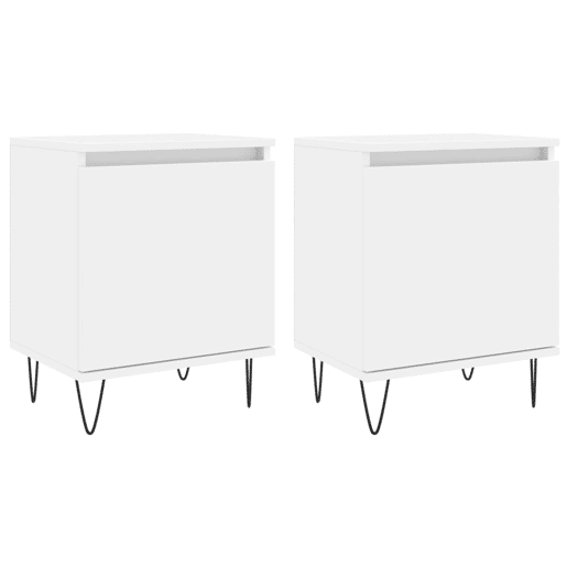 Soluna Home - Mesas de cabeceira Madeira trabalhada e ferro 2 piezas 40 x 30 x 50 cm Soluna Home - Mesas de cabeceira Madeira trabalhada e ferro 2 piezas 40 x 30 x 50 cm