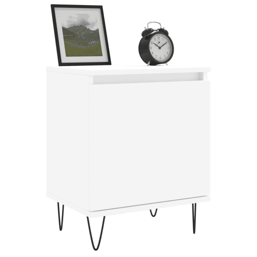 Soluna Home - Mesas de cabeceira Madeira trabalhada e ferro 2 piezas 40 x 30 x 50 cm Soluna Home - Mesas de cabeceira Madeira trabalhada e ferro 2 piezas 40 x 30 x 50 cm