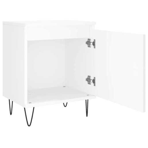 Soluna Home - Mesas de cabeceira Madeira trabalhada e ferro 2 piezas 40 x 30 x 50 cm Soluna Home - Mesas de cabeceira Madeira trabalhada e ferro 2 piezas 40 x 30 x 50 cm
