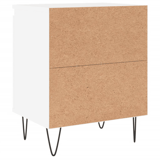 Soluna Home - Mesas de cabeceira Madeira trabalhada e ferro 2 piezas 40 x 30 x 50 cm Soluna Home - Mesas de cabeceira Madeira trabalhada e ferro 2 piezas 40 x 30 x 50 cm