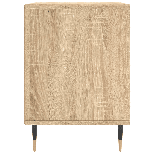 Soluna Home - Mesas de cabeceira Madeira trabalhada e metal 2 piezas 40 x 35 x 50 cm