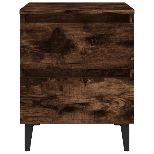Soluna Home - Mesas de cabeceira Madeira trabalhada e metal 2 piezas 40 x 35 x 50 cm Soluna Home - Mesas de cabeceira Madeira trabalhada e metal 2 piezas 40 x 35 x 50 cm