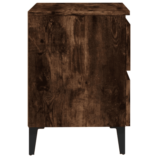 Soluna Home - Mesas de cabeceira Madeira trabalhada e metal 2 piezas 40 x 35 x 50 cm Soluna Home - Mesas de cabeceira Madeira trabalhada e metal 2 piezas 40 x 35 x 50 cm