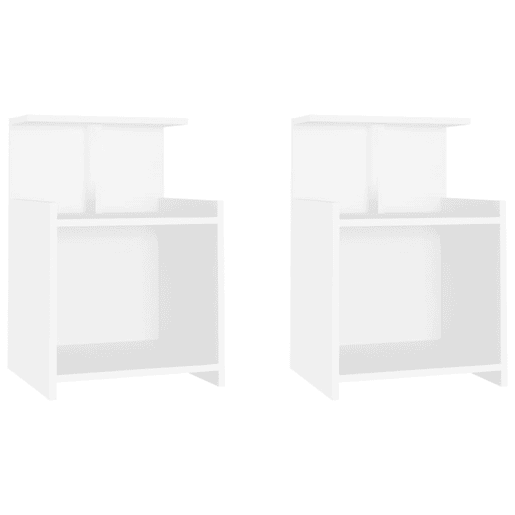 Soluna Home - Mesas de cabeceira Madeira 2 piezas 40 x 35 x 60 cm Soluna Home - Mesas de cabeceira Madeira 2 piezas 40 x 35 x 60 cm