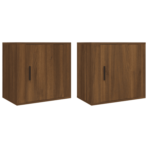 Soluna Home - Mesas de cabeceira Madeira 2 piezas 50 x 30 x 47 cm