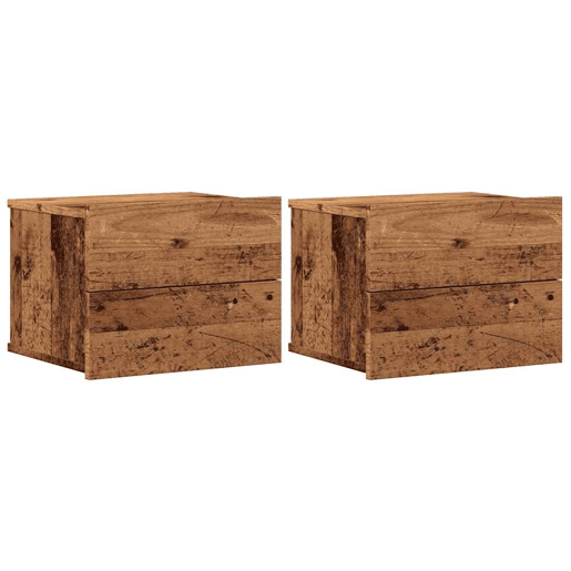 Soluna Home - Mesas de cabeceira Madeira 2 piezas 40 x 32 x 30 cm Soluna Home - Mesas de cabeceira Madeira 2 piezas 40 x 32 x 30 cm