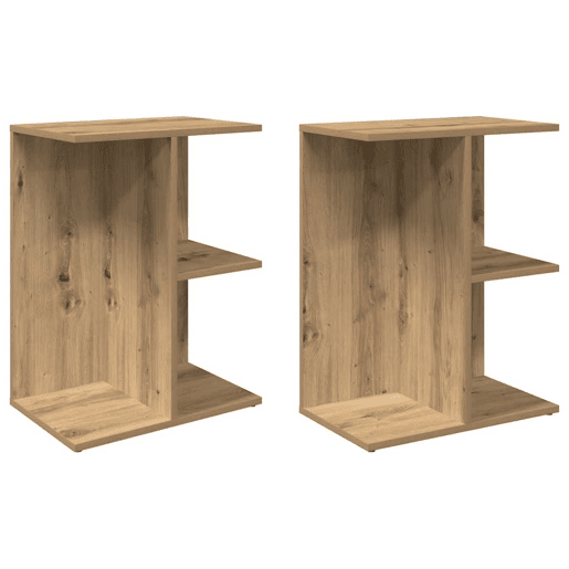 Soluna Home - Mesas de cabeceira Madeira 2 piezas 46,5 x 29 x 61 cm Soluna Home - Mesas de cabeceira Madeira 2 piezas 46,5 x 29 x 61 cm