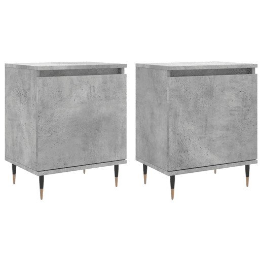 Soluna Home - Mesas de cabeceira Madeira trabalhada e ferro 2 piezas 40 x 30 x 50 cm Soluna Home - Mesas de cabeceira Madeira trabalhada e ferro 2 piezas 40 x 30 x 50 cm