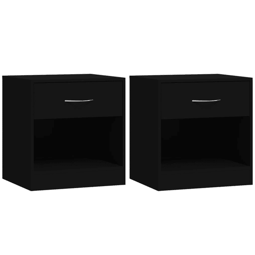 Soluna Home - Mesas de cabeceira Madeira 2 piezas 36,5 x 30,5 x 38 cm Soluna Home - Mesas de cabeceira Madeira 2 piezas 36,5 x 30,5 x 38 cm