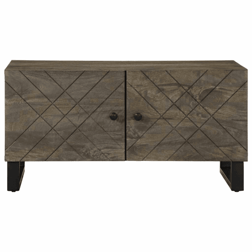 Mesa de Centro, Mesa baixa, 80x50x40 cm madeira de mangueira maciça preto Mesa de Centro, Mesa baixa, 80x50x40 cm madeira de mangueira maciça preto
