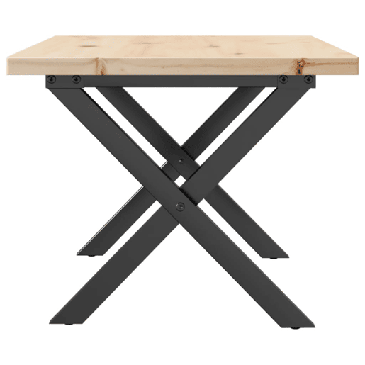 Mesa de Centro, Mesa baixa, estrutura em X 80x50x40,5 cm pinhoaƧo Mesa de Centro, Mesa baixa, estrutura em X 80x50x40,5 cm pinhoaƧo