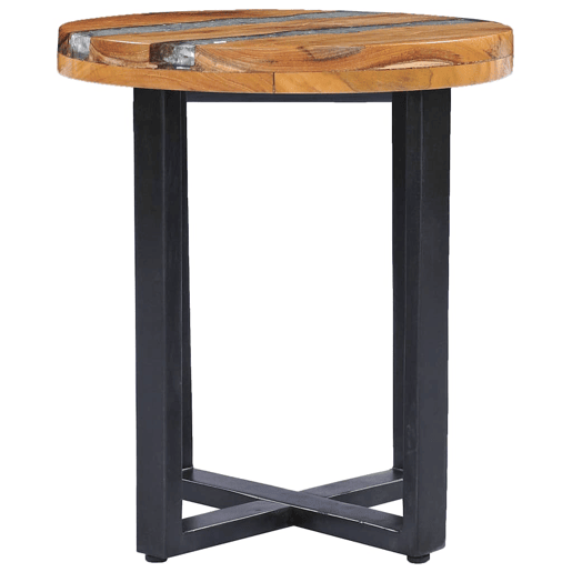 Mesa de Centro, Mesa baixa, 40x45 cm madeira de teca maciça e poliresina Mesa de Centro, Mesa baixa, 40x45 cm madeira de teca maciça e poliresina