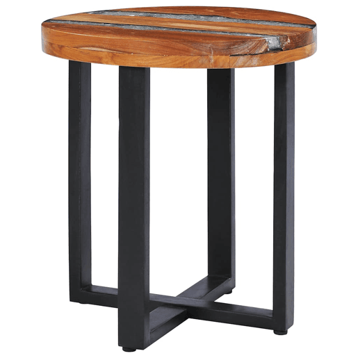 Mesa de Centro, Mesa baixa, 40x45 cm madeira de teca maciça e poliresina Mesa de Centro, Mesa baixa, 40x45 cm madeira de teca maciça e poliresina