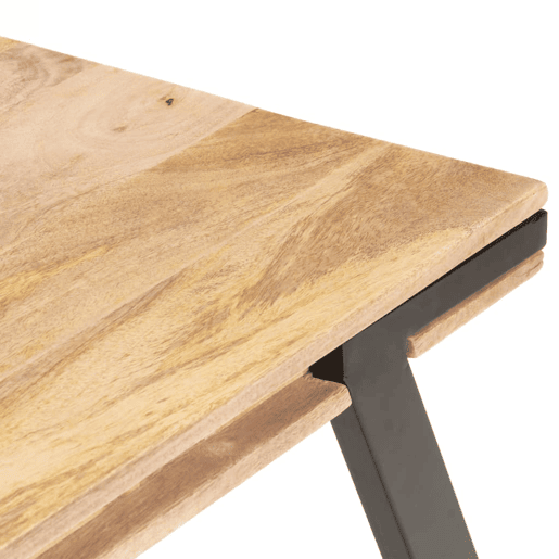 Mesa de Centro, Mesa baixa, 114x65x40 cm madeira de mangueira maciça Mesa de Centro, Mesa baixa, 114x65x40 cm madeira de mangueira maciça