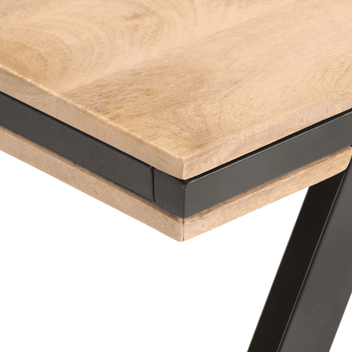Mesa de Centro, Mesa baixa, 114x65x40 cm madeira de mangueira maciça Mesa de Centro, Mesa baixa, 114x65x40 cm madeira de mangueira maciça