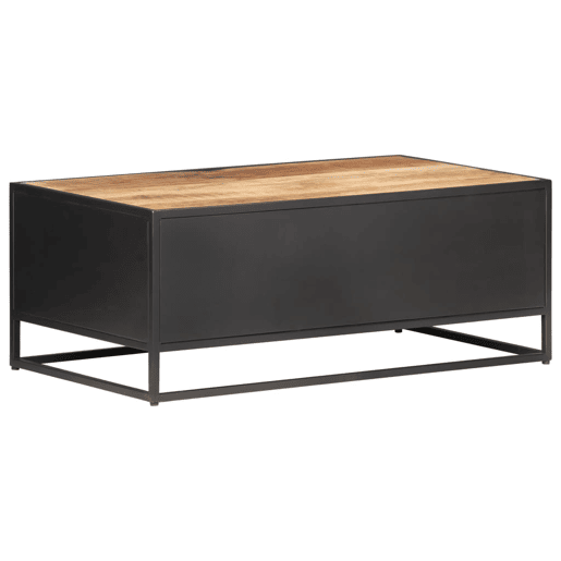 Mesa de Centro, Mesa baixa, 90x50x35 cm mangueira áspera e palhinha natural Mesa de Centro, Mesa baixa, 90x50x35 cm mangueira áspera e palhinha natural