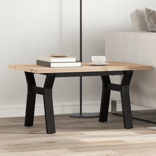 Mesa de Centro, Mesa baixa, estrutura em Y 80x50x40,5 cm pinhoaƧo Mesa de Centro, Mesa baixa, estrutura em Y 80x50x40,5 cm pinhoaƧo