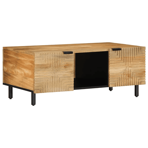 Mesa de Centro, Mesa baixa, 100x54x40cm madeira de mangueira maciça castanho Mesa de Centro, Mesa baixa, 100x54x40cm madeira de mangueira maciça castanho