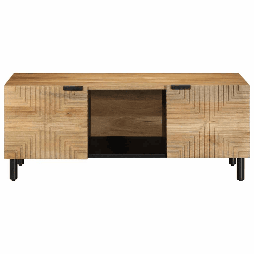 Mesa de Centro, Mesa baixa, 100x54x40cm madeira de mangueira maciça castanho Mesa de Centro, Mesa baixa, 100x54x40cm madeira de mangueira maciça castanho