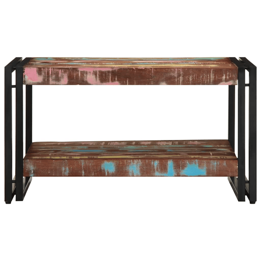 Mesa de Centro, Mesa baixa, multicor 70x50x38 cm madeira maciça recuperada Mesa de Centro, Mesa baixa, multicor 70x50x38 cm madeira maciça recuperada
