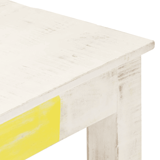 Mesa de Centro, Mesa baixa, 110x60x45cm madeira de mangueira maciça branco Mesa de Centro, Mesa baixa, 110x60x45cm madeira de mangueira maciça branco